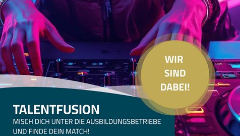Du interessierst dich für eine Ausbildung und möchtest Kestenholz als Arbeitgeber kennenlernen? Dann komm bei der TalentFusion am 28. August 2026 in Neustadt vorbei!
Unter dem Motto „Misch dich unter die Ausbildungsbetriebe und finde dein Match!“ kannst du dich in lockerer Atmosphäre über Ausbildungsmöglichkeiten informieren, Fragen stellen und direkt mit unserem #TeamKestenholz ins Gespräch kommen.
Die wichtigsten Infos:
 	Freitag, 28. August 2026 	ab 10:30 Uhr 	Soku, Winzinger Str. 10, 67433 Neustadt&nbsp;(kostenfreier Parkplatz am Eingang) 	Eintritt frei 
Komm vorbei und lerne uns persönlich kennen – wir freuen uns auf dich!  Mehr zur Ausbildungsmesse