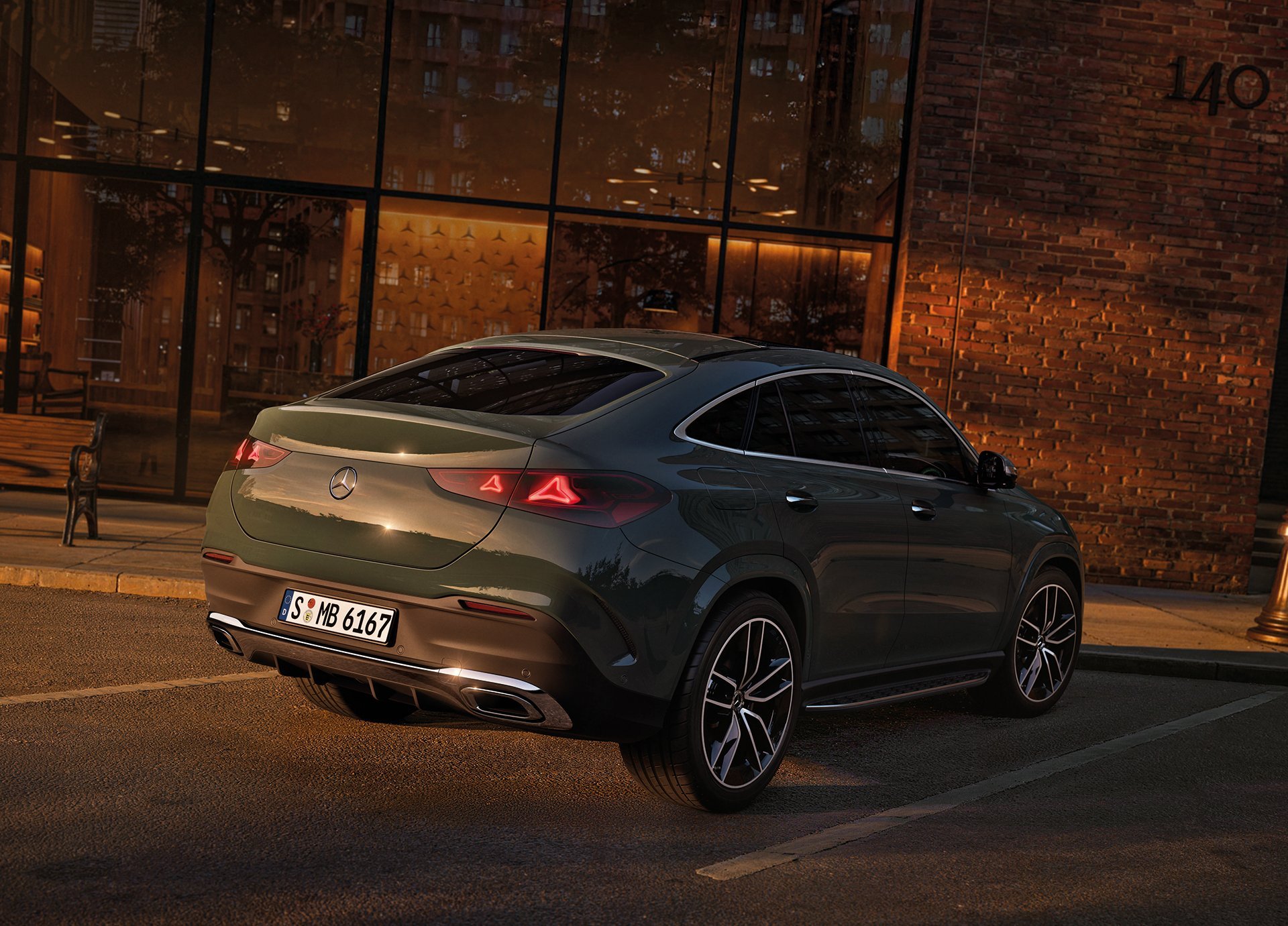 Das Exterieur des neuen GLE Coupés.