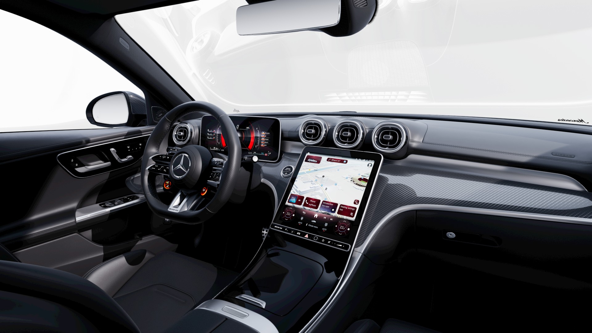 AMG FussmattenAMG Performance SitzeAMG SpoilerlippeAirbag: Airbag Fahrer und BeifahrerAirbag: MittenairbagAirbag: Seitenairbag f&uuml;r Fahrer und BeifahrerAirbag: Window-KopfairbagsAntiblockiersystem (ABS)Assist: Aktiver Brems-AssistentAssist: Aktiver Spurhalte-AssistentAssist: Mercedes-Benz NotrufsystemBeleuchtete AMG Einstiegsleisten mit &laquo;AMG&raquo; Schriftzug und auswechselbarer AbdeckungBordcomputerBremssattel silberfarben lackiertDekor: Innenhimmel Stoff schwarzDekor: Instrumententafel und Bordkanten in Ledernachbildung ARTICO in NappaoptikDekor: Mittelkonsole in Schwarz hochgl&auml;nzendDekor: Zierelemente MetallstrukturDrehzahlmesserElektrische Fensterheber vorneElektronische TraktionskontrolleElektronisches Stabilit&auml;ts-Programm (ESP)Getriebe: AMG SPEEDSHIFT TCT 9GHeckscheibenheizungHeckscheibenwischerLackierung: Uni-Lackierung PolarweissLenkrad: AMG LenkradtastenLenkrad: AMG Performance Lenkrad in Leder NappaLicht: Drittes BremslichtMERCEDES-BENZ MOBILIT&Auml;TMERCEDES-SWISS-INTEGRALMedia: Digitales Radio (DAB)Mercedes-AMG ExterieurMercedes-AMG InterieurPaket: AMG Line PremiumLicht: DIGITAL LIGHTPaket: AMG Line Advanced PlusPaket: KEYLESS GO Komfort-PaketPolster: Ledernachbildung ARTICO/Mikrofaser DINAMICA AMG schwarzR&auml;der: AMG 18'' Leichtmetallr&auml;der im 10-Speichen-DesignR&auml;der: ReifendruckkontrolleServolenkungSicherheitsgurte 3-PunktSicherheitsgurte, rotWegfahrsperre elektronischZentralverriegelung mit Fernbedienung AMG Real Performance SoundAMG Track PaceAirbag: Seitenairbags hintenAnh&auml;ngerkupplung mit ESP Anh&auml;ngerstabilisierungAssist: Anh&auml;nger-Man&ouml;vrierhilfeDekor: AMG Zierelemente CarbonKlima: ENERGIZING AIR CONTROLMedia: Burmester 3D-Surround-SoundsystemMedia: Head-Up DisplayPaket: AMG Carbon-Paket Exterieur IIPaket: AMG DYNAMIC PLUS PaketPaket: AMG Exterieur Carbon Paket 2Paket: AMG Exterieur Night-PaketPaket: AMG Fahrer-PaketPaket: AMG Line Premium PlusKlima: Klimatisierungsautomatik THERMOTRONIC 4-ZonenLicht: DIGITAL LIGHT mit ProjektionsfunktionMedia: Burmester 3D-Surround-SoundsystemMedia: Head-Up DisplayPaket: AMG Line PremiumPanorama-SchiebedachPaket: AMG Night-Paket IIExklusive AMG K&uuml;hlerverkleidung, dunkelPaket: AMG Performance Sitz-Paket High EndAMG Performance SitzeSitze: Multikontursitze mit PRE-SAFE f&uuml;r Fahrer und BeifahSitze: Sitzheizung f&uuml;r Fahrer und BeifahrerW&auml;rme- und ger&auml;uschd&auml;mmendes AkustikglasPaket: AMG Style-PaketPaket: Fahrassistenz-Paket PlusAssist: Aktiver Abstands-Assistent DISTRONICAssist: PRE-SAFE Impuls SeiteAssist: Verkehrszeichen-AssistentPaket: KEYLESS GO Komfort-PaketPaket: Park-Paket mit 360 -KameraAssist: 360-KameraAssist: Aktiver Parkassistent inkl. PARKTRONICPaket: USB-Paket PlusPaket: WinterpaketLenkrad: LenkradheizungScheibenwaschanlage beheizbarPanorama-SchiebedachR&auml;der: AMG 20'' Leichtmetallr&auml;der im10-Doppelspeichen-DesignSitze: Sitzheizung im FondSitze: Sitzklimatisierung vorneStandheizungURBAN GUARD Fahrzeugschutz Plus