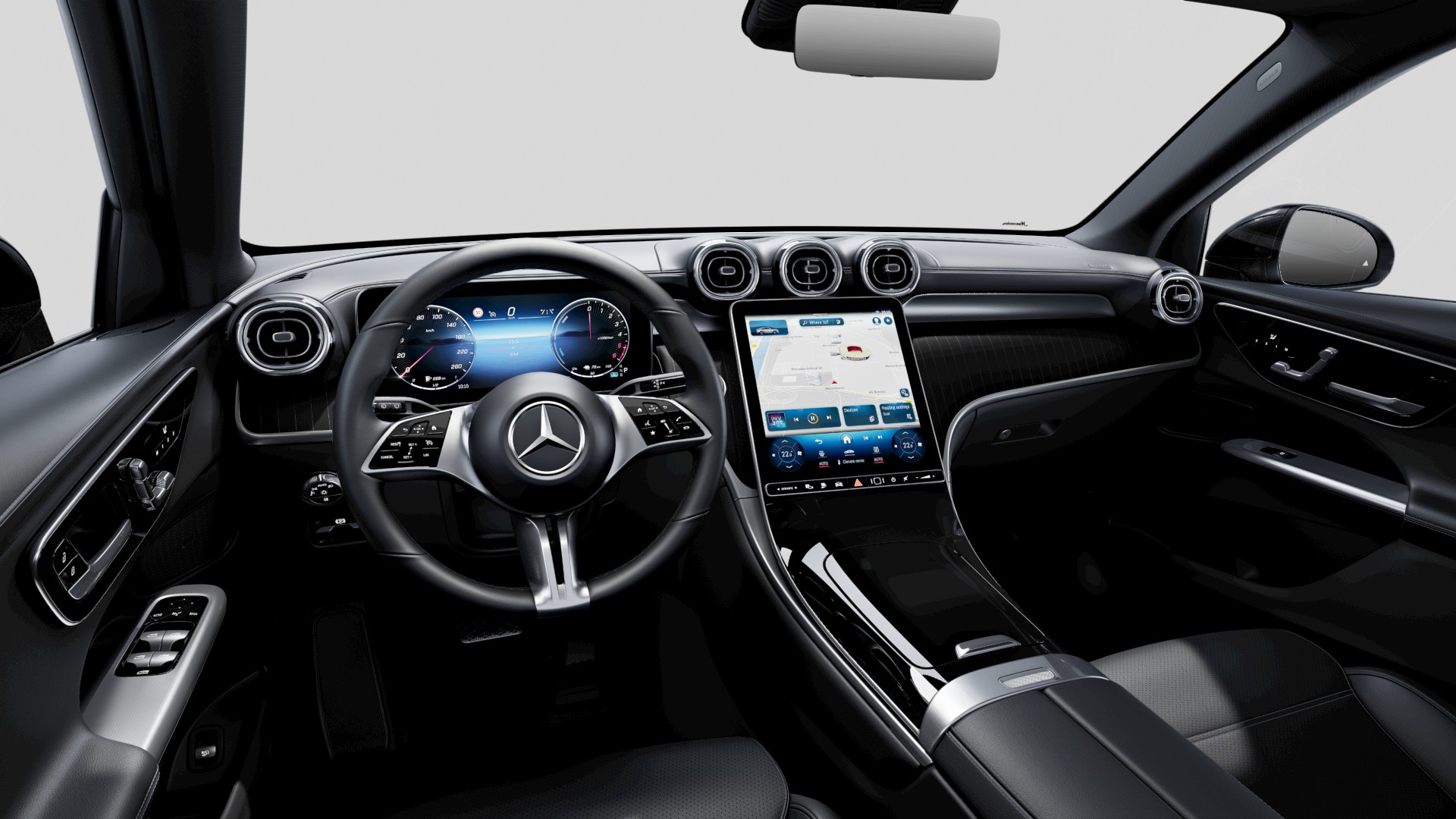 Abgasanlage mit zwei fest in den Stossf&auml;nger integrierten, sichtbaren EndrohrblendenAirbag: Airbag Fahrer und BeifahrerAntiblockiersystem (ABS)Assist: Mercedes-Benz NotrufsystemBel&uuml;ftungsd&uuml;sen mit Zierelementen in SilberchromBlende an den B-S&auml;ulen in Schwarz hochgl&auml;nzendBremsanlage mit gr&ouml;sseren Bremsscheiben an der VorderachseDachbedieneinheit in Schwarz hochgl&auml;nzendDekor: Innenhimmel Stoff kristallgrauDekor: Instrumententafel in Schwarz mit KontrastziernahtDekor: Mittelkonsole in HochglanzschwarzDekor: Zierelemente Rautenoptik silbergrauDynamischer Frontstossf&auml;nger mit optischem Unterschutz in Chrom gl&auml;nzend sowie Lufteinl&auml;ssenFahrwerk: AGILITY CONTROL Fahrwerk mit selektivem D&auml;mpfungssystemGarantie: MERCEDES-BENZ MOBILIT&Auml;TGarantie: MERCEDES-SWISS-INTEGRALGetriebe: 9G-TRONIC AutomatikIn Wagenfarbe lackierter Heckstossf&auml;nger mit optischem Unterschutz in Chrom gl&auml;nzendK&uuml;hlerverkleidung mit integriertem Mercedes-Benz Stern sowie Lamelle mit Chromauflage und RahmenLackierung: Uni-LackierungLadekabel f&uuml;r Industriesteckdose, 5m, glattLadekabel f&uuml;r Wallbox und &ouml;ffentliche Ladestationen, 5 m, glatt, 11 kWMedia: Digitales Radio (DAB)Media: Festplatten-NavigationMedia: Kommunikationsmodul (LTE) zur Nutzung von Mercedes me connect DienstenMedia: Vorr&uuml;stung f&uuml;r Live Traffic InformationMedia: Vorr&uuml;stung f&uuml;r NavigationsdiensteOffroad-Fahrprogramm (AnpassungPaket: AVANTGARDE AdvancedAVANTGARDE ExterieurAVANTGARDE InterieurAmbientebeleuchtungAssist: Aktiver Spurhalte-AssistentAssist: Bergabfahrhilfe (DSR)Assist: TempomatDachreling in poliertem AluminiumDekor: Chrom-Paket InterieurDoppelcupholder vorneEASY-PACK LaderaumabdeckungEASY-PACK-HeckklappeFingerabdruckscannerFussmatten VeloursKlima: 2-Zonen-Klimatisierungsautomatik THERMATICLenkrad: Multifunktions-Sportlenkrad in LederLicht: Adaptiver Fernlicht-AssistentLicht: LED High Performance-ScheinwerferMedia: 12,3"-FahrerdisplayMedia: Erweiterte MBUX FunktionenMedia: Kabelloses Ladesystem f&uuml;r mobile Ger&auml;teMedia: MBUX MultimediasystemMedia: MBUX Premium-NavigationMedia: Media Display (11,9 Zoll)Media: Smartphone-IntergrationPaket: Ablage-PaketPaket: Innenraumlicht-PaketPaket: Kofferraum-KomfortpaketPaket: Park-Paket mit R&uuml;ckfahrkameraPaket: Sitzkomfort-PaketPaket: Spiegel-PaketPaket: USBPaketRegensensor f&uuml;r Scheibenwischer vorneRemote ServicesSitze: Sitzheizung f&uuml;r Fahrer und BeifahrerTIREFITVorinstallation f&uuml;r digitale Schl&uuml;ssel&uuml;bertragungWarnweste f&uuml;r FahrerW&auml;rmed&auml;mmend dunkel get&ouml;ntes GlasPolster: Ledernachbildung ARTICO/StoffRadlaufverkleidungen in WagenfarbeRemote und Charging Services PlusR&auml;der: 18'' Leichtmetallr&auml;der im 5-Doppelspeichen-DesignServolenkungSteg zwischen den Heckleuchten in Schwarz hochgl&auml;nzendT&uuml;ren mit Zierelementen in Schwarz hochgl&auml;nzend und Umrandung in Silberchrom sowie SchalternVorklimatisierung &uuml;ber Hochvoltbatterie f&uuml;r Heizen und K&uuml;hlenWechselstromsystem (AC-Laden) Airbag: Seitenairbags hintenAnh&auml;ngevorrichtung mit ESP Anh&auml;ngerstabilisierungAssist: Aktiver Abstands-Assistent DISTRONICAssist: Verkehrszeichen-AssistentDekor: Aluminium schwarz offenporig, Zierelemente HolzDekor: Innenhimmel Stoff schwarzDekor: Instrumententafel und Bordkanten in Ledernachbildung ARTICO in NappaoptikGleichstrom-Ladesystem (DC-Laden) maximal 60 kWLicht: DIGITAL LIGHTLicht: Adaptiver Fernlicht-Assistent PlusPaket: KEYLESS GO Komfort-PaketPaket: Park-Paket mit 360 -KameraAssist: 360-KameraAssist: Aktiver Parkassistent inkl. PARKTRONICAssist: Transparente Motorhaube