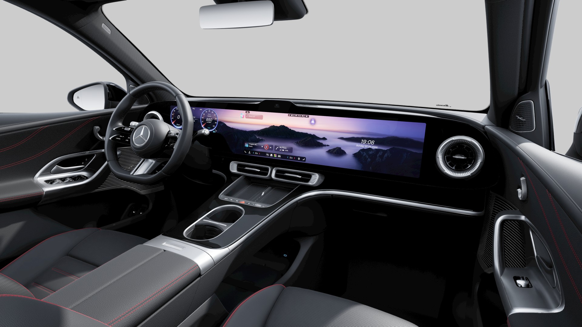 AVANTGARDELenkrad: Multifunktions-Sportlenkrad in Leder NappaSitze: KomfortsitzeAirbag: Airbag Fahrer und BeifahrerAirbag: Automatische Beifahrerairbag-AbschaltungAirbag: MittenairbagAirbag: Seitenairbag f&uuml;r Fahrer und BeifahrerAktive Personen-AnwesenheitserkennungAntiblockiersystem (ABS)Assist: Akustischer UmfeldschutzAssist: MB.DRIVE PARKING ASSISTAssist: PARKTRONICAssist: Park-AssistentAssist: MB.DRIVE StandardAssist: Abstands-Assistent DISTRONICAssist: Ausstiegs-WarnungAssist: Ausweichlenk-FunktionAssist: Brems-AssistentAssist: Geschwindigkeitslimit-WarnungAssist: LimiterAssist: Man&ouml;vrier-AssistentAssist: Nothalt-FunktionAssist: R&uuml;ckfahrkameraAssist: Spurhalte-FunktionAssist: Totwinkel-Assistent PlusAssist: Verkehrszeichen-AssistentAssist: Mercedes-Benz NotrufsystemAssist: PRE-SAFE SystemAssist: Streckenbasierte GeschwindigkeitsanpassungAssist: Wiederanfahr-FunktionDYNAMIC SELECTDekor: Innenhimmel Stoff schwarzDekor: Zierelemente Eloxaloptik anthrazitEASY-PACK LaderaumabdeckungEASY-PACK-HeckklappeElektrische Fensterheber vorneElektronisches Stabilit&auml;ts-Programm (ESP)Fahrwerk: KomfortfahrwerkFahrzeugsteckdoseFahrzeugsteckdosenklappe elektrischFussmatten VeloursGarantie: 3 Jahre oder 100 000 kmGetriebe: DirektantriebGleichstrom-Ladesystem (DC-Laden mit 800 V)Kennzeichenschildbefestigung SchweizKlima: Klimatisierungsautomatik THERMATICLackierung: Uni-Lackierung PolarweissLadekabel f&uuml;r Wallbox und &ouml;ffentliche Ladestationen, 5m,glattLicht: Adaptiver Fernlicht-AssistentLicht: LED High Performance-ScheinwerferMB.CHARGE PublicMedia: Android AutoMedia: Apple CarPlayMedia: Digitales Radio (DAB)Media: FahrerdisplayMedia: Kabelloses Ladeger&auml;t f&uuml;r mobile Endger&auml;te vornMedia: Kommunikationsmodul (5G)Media: MBUX Live Traffic InformationMedia: MBUX MultimediasystemMedia: MBUX NavigationMedia: MBUX Smartphone IntegrationMedia: StandardMedia: ZentraldisplayOn-board AC-Lader bis 11kWPaket: Innenraumlicht-PaketPaket: Kofferraumkomfort-PaketPaket: Spiegel-PaketAussenspiegel elektrisch anklappbarInnenspiegel automatisch abblendbarLicht: Umfeldbeleuchtung mit Projektion des MarkenlogosPaket: USB-Paket PlusPanoramadachPolster: Ledernachbildung ARTICO/Stoff Tomasi schwarzProduktschutz - TeilschutzR&auml;der: 48,3 cm (19") Leichtmetallr&auml;der im 5-Doppelspeichen-DesignR&auml;der: ReifendruckkontrolleR&auml;der: SommerreifenR&auml;der: TIREFITScheibenwischer mit RegensensorSelfie- und VideokameraServolenkungSitze: 4-Wege-Lordosenst&uuml;tzeSitze: Sitzbelegungserkennung f&uuml;r FondsitzeSitze: Sitzheizung f&uuml;r Fahrer und BeifahrerSitze: Sitzlehnen im Fond klappbarSitze: Vordersitz links elektrisch verstellbarSitze: Vordersitz rechts elektrisch verstellbarVorderer Kofferraum teilelektrischWarnweste f&uuml;r FahrerWegfahrsperre elektronischW&auml;rme- und ger&auml;uschd&auml;mmendes AkustikglasW&auml;rmed&auml;mmend dunkel get&ouml;ntes GlasZentralverriegelung AMG Line PlusAMG AbrisskanteAMG LineEinstiegsleisten beleuchtet mit WechselcoverPaket: AMG Line Sportsitz-PaketPaket: Night-PaketR&auml;der: 53,3 cm (21") AMG Leichtmetallr&auml;der im Vielspeichen-DesignSicherheitsgurte, rotAnh&auml;ngevorrichtung mit ESP Anh&auml;ngerstabilisierungAssist: MB.DRIVE ASSISTAssist: Lenk-AssistentAssist: Spurwechsel-AssistentAssist: MB.DRIVE PARKING ASSIST 360Assist: 360&deg;-KameraAssist: PARKTRONICAssist: Park-AssistentTransparente MotorhaubeENERGIZING COMFORTGleichstrom-Ladesystem (DC-Laden zus&auml;tzlich mit 400 V)Lackierung: Metallic-LackierungMedia: MBUX Augmented Navigation Head up DisplayMedia: MBUX Augmented Reality f&uuml;r NavigationPaket: Agility &amp; Comfort PaketFahrwerk: AIRMATIC mit intelligenter Fahrwerksregelung und Digitalen ExtrasFahrwerk: HinterachslenkungPaket: Premium-Plus-Paket mit Digitalen ExtrasBeleuchtetes Pattern im PanoramadachLicht: DIGITAL LIGHT mit ProjektionsfunktionMedia: Burmester High-End 4D-Surround-SoundsystemMedia: MBUX HyperscreenPaket: Premium-Paket mit Digitalen ExtrasSitze: Sitzheizung im FondSitze: Sportsitze vornePaket: WinterpaketBeheizte Scheibenwischerbl&auml;tterLenkrad: LenkradheizungPolster: Leder schwarz mit Kontrastziernaht in RotTrittbretter in Aluminiumoptik mit Gumminoppen