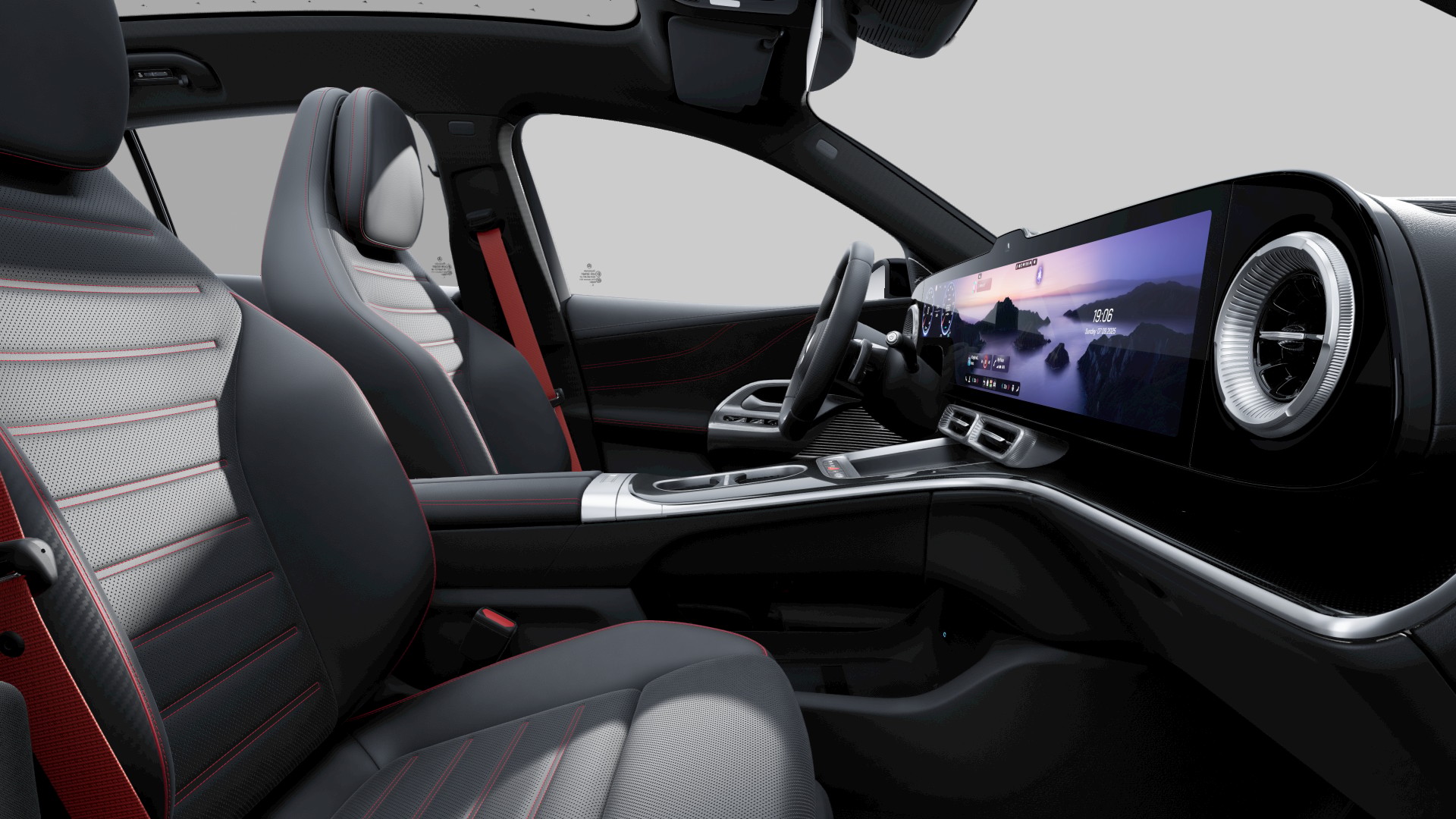 AVANTGARDELenkrad: Multifunktions-Sportlenkrad in Leder NappaSitze: KomfortsitzeAirbag: Airbag Fahrer und BeifahrerAirbag: Automatische Beifahrerairbag-AbschaltungAirbag: MittenairbagAirbag: Seitenairbag f&uuml;r Fahrer und BeifahrerAktive Personen-AnwesenheitserkennungAntiblockiersystem (ABS)Assist: Akustischer UmfeldschutzAssist: MB.DRIVE PARKING ASSISTAssist: PARKTRONICAssist: Park-AssistentAssist: MB.DRIVE StandardAssist: Abstands-Assistent DISTRONICAssist: Ausstiegs-WarnungAssist: Ausweichlenk-FunktionAssist: Brems-AssistentAssist: Geschwindigkeitslimit-WarnungAssist: LimiterAssist: Man&ouml;vrier-AssistentAssist: Nothalt-FunktionAssist: R&uuml;ckfahrkameraAssist: Spurhalte-FunktionAssist: Totwinkel-Assistent PlusAssist: Verkehrszeichen-AssistentAssist: Mercedes-Benz NotrufsystemAssist: PRE-SAFE SystemAssist: Streckenbasierte GeschwindigkeitsanpassungAssist: Wiederanfahr-FunktionDYNAMIC SELECTDekor: Innenhimmel Stoff schwarzDekor: Zierelemente Eloxaloptik anthrazitEASY-PACK LaderaumabdeckungEASY-PACK-HeckklappeElektrische Fensterheber vorneElektronisches Stabilit&auml;ts-Programm (ESP)Fahrwerk: KomfortfahrwerkFahrzeugsteckdoseFahrzeugsteckdosenklappe elektrischFussmatten VeloursGarantie: 3 Jahre oder 100 000 kmGetriebe: DirektantriebGleichstrom-Ladesystem (DC-Laden mit 800 V)Kennzeichenschildbefestigung SchweizKlima: Klimatisierungsautomatik THERMATICLackierung: Uni-Lackierung PolarweissLadekabel f&uuml;r Wallbox und &ouml;ffentliche Ladestationen, 5m,glattLicht: Adaptiver Fernlicht-AssistentLicht: LED High Performance-ScheinwerferMB.CHARGE PublicMedia: Android AutoMedia: Apple CarPlayMedia: Digitales Radio (DAB)Media: FahrerdisplayMedia: Kabelloses Ladeger&auml;t f&uuml;r mobile Endger&auml;te vornMedia: Kommunikationsmodul (5G)Media: MBUX Live Traffic InformationMedia: MBUX MultimediasystemMedia: MBUX NavigationMedia: MBUX Smartphone IntegrationMedia: StandardMedia: ZentraldisplayOn-board AC-Lader bis 11kWPaket: Innenraumlicht-PaketPaket: Kofferraumkomfort-PaketPaket: Spiegel-PaketAussenspiegel elektrisch anklappbarInnenspiegel automatisch abblendbarLicht: Umfeldbeleuchtung mit Projektion des MarkenlogosPaket: USB-Paket PlusPanoramadachPolster: Ledernachbildung ARTICO/Stoff Tomasi schwarzProduktschutz - TeilschutzR&auml;der: 48,3 cm (19") Leichtmetallr&auml;der im 5-Doppelspeichen-DesignR&auml;der: ReifendruckkontrolleR&auml;der: SommerreifenR&auml;der: TIREFITScheibenwischer mit RegensensorSelfie- und VideokameraServolenkungSitze: 4-Wege-Lordosenst&uuml;tzeSitze: Sitzbelegungserkennung f&uuml;r FondsitzeSitze: Sitzheizung f&uuml;r Fahrer und BeifahrerSitze: Sitzlehnen im Fond klappbarSitze: Vordersitz links elektrisch verstellbarSitze: Vordersitz rechts elektrisch verstellbarVorderer Kofferraum teilelektrischWarnweste f&uuml;r FahrerWegfahrsperre elektronischW&auml;rme- und ger&auml;uschd&auml;mmendes AkustikglasW&auml;rmed&auml;mmend dunkel get&ouml;ntes GlasZentralverriegelung AMG Line PlusAMG AbrisskanteAMG LineEinstiegsleisten beleuchtet mit WechselcoverPaket: AMG Line Sportsitz-PaketPaket: Night-PaketR&auml;der: 53,3 cm (21") AMG Leichtmetallr&auml;der im Vielspeichen-DesignSicherheitsgurte, rotAnh&auml;ngevorrichtung mit ESP Anh&auml;ngerstabilisierungAssist: MB.DRIVE ASSISTAssist: Lenk-AssistentAssist: Spurwechsel-AssistentAssist: MB.DRIVE PARKING ASSIST 360Assist: 360&deg;-KameraAssist: PARKTRONICAssist: Park-AssistentTransparente MotorhaubeENERGIZING COMFORTGleichstrom-Ladesystem (DC-Laden zus&auml;tzlich mit 400 V)Lackierung: Metallic-LackierungMedia: MBUX Augmented Navigation Head up DisplayMedia: MBUX Augmented Reality f&uuml;r NavigationPaket: Agility &amp; Comfort PaketFahrwerk: AIRMATIC mit intelligenter Fahrwerksregelung und Digitalen ExtrasFahrwerk: HinterachslenkungPaket: Premium-Plus-Paket mit Digitalen ExtrasBeleuchtetes Pattern im PanoramadachLicht: DIGITAL LIGHT mit ProjektionsfunktionMedia: Burmester High-End 4D-Surround-SoundsystemMedia: MBUX HyperscreenPaket: Premium-Paket mit Digitalen ExtrasSitze: Sitzheizung im FondSitze: Sportsitze vornePaket: WinterpaketBeheizte Scheibenwischerbl&auml;tterLenkrad: LenkradheizungPolster: Leder schwarz mit Kontrastziernaht in RotTrittbretter in Aluminiumoptik mit Gumminoppen