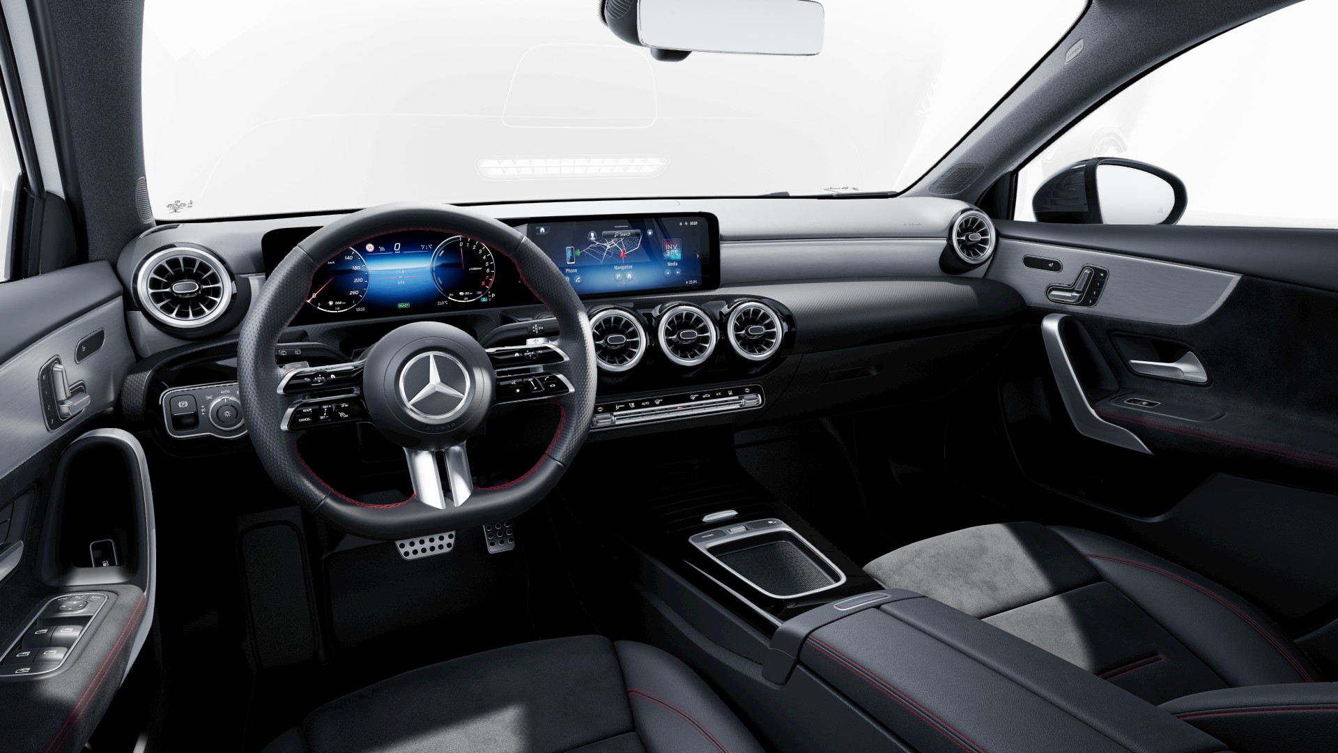 Wir haben mehrere Standorte. Bei Interesse bitte um Terminvereinbarung.&nbsp; AMG EinstiegsleistenAbgasreinigung EURO 6 TechnikAblagefach mit Rollo in MittelkonsoleAirbag: Airbag Fahrer und BeifahrerAirbag: Automatische Beifahrerairbag-AbschaltungAirbag: KneebagAirbag: Seitenairbag f&uuml;r Fahrer und BeifahrerAntiblockiersystem (ABS)Assist: Aktiver BremssassistentAssist: Aktiver Spurhalte-AssistentAssist: Akustischer UmfeldschutzAssist: Fussg&auml;ngerschutzAssist: Geschwindigkeitslimit-AssistentAssist: Mercedes-Benz NotrufsystemAssist: R&uuml;ckfahrkameraDYNAMIC SELECTDekor: Innenhimmel Stoff kristallgrauDoppelcupholderElektrische Fensterheber vorneElektronische TraktionskontrolleElektronisches Stabilit&auml;ts-Programm (ESP)FahrerbeobachtungskameraFahrwerk: KomfortfahrwerkFahrwerk: VerbundlenkerachseFahrzeugsteckdoseFondgurt-Statusanzeige im Instrumenten-DisplayFussmatten VeloursGPS AntenneGarantie: 3 Jahre oder 100 000 kmGep&auml;cknetz an Fahrer- und BeifahrersitzlehneGetriebe: 8G-DCTKlima: Klimatisierungsautomatik THERMATICKlima: VorklimatisierungLackierung: Uni-Lackierung PolarweissLadekabel bis 3,6 kW f&uuml;r Industriesteckdose, 5m, glattLenkrad: LenkradschaltpaddlesLenkrad: Multifunktions-Sportlenkrad in LederLicht: Halogen-Scheinwerfer mit integriertem LED-TagfahrlichtMedia: CENTRAL MEDIA DISPLAYMedia: Digitales Radio (DAB)Media: Erweiterte MBUX FunktionenMedia: Kommunikationsmodul (LTE) f&uuml;r die Nutzung von Digitalen ExtrasMedia: MBUX MultimediasystemMedia: Vorr&uuml;stung f&uuml;r Remote- und NavigationsdienstePaket: Entry eLadekabel f&uuml;r Wallbox und &ouml;ffentliche Ladestationen, 5 m, glatt, 11 kWMedia: MBUX Navigation PremiumRemote und Charging Services PlusR&auml;der: TIREFITSitze: Sitzheizung f&uuml;r Fahrer und BeifahrerWarnweste f&uuml;r FahrerPaket: Licht- und Sicht-PaketSonnenblende mit beleuchtetem Make-up-SpiegelPaket: Sitzkomfort-PaketPaket: USB-Paket PlusPassive PersonenanwesenheitserinnerungPolster: Ledernachbildung ARTICO/Stoff Bertrix schwarzR&auml;der: 17'' Leichtmetallr&auml;der im 5-Doppelspeichen-DesignR&auml;der: ReifendruckkontrolleR&auml;der: SommerreifenScheibenwischer mit RegensensorSchweiz-Ausf&uuml;hrungSitze: Komfortsitze vorneSitze: Sitzlehnen im Fond klappbarVorr&uuml;stung f&uuml;r DISTRONICVorr&uuml;stung f&uuml;r Live Traffic InformationVorr&uuml;stung f&uuml;r digitales RadioWechselstrom-Ladesystem (AC-Laden)Zentralverriegelung mit FernbedienungZusatzteile Kaltl&auml;nder (GitterMotorluftansaugung) Assist: Totwinkel-AssistentKlima: Klimatisierungsautomatik THERMOTRONICLicht: MULTIBEAM LED ScheinwerferMedia: Kabelloses Ladeger&auml;t f&uuml;r mobile Endger&auml;te vornMedia: MBUX Augmented Reality f&uuml;r NavigationMedia: Soundsystem AdvancedPaket: Spiegel-PaketAussenspiegel elektrisch anklappbarInnenspiegel automatisch abblendbarSitze: Beifahrersitz elektrisch verstellbar mit Memory-FunktionSitze: Fahrersitz elektrisch verstellbar mit MemoryVolldigitales Instrumenten-Display, 10,25 Zoll