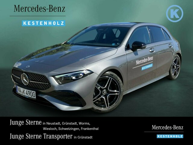 Interne Fahrzeugnr.:: 0522569156Ausstattungslinien und -Pakete:  Advanced-Plus-Paket mit  Digitalen Extras,   AMG Line,   AMG Line Advanced Plus,   AMG Styling,   Digitales Extra: Individualisierungs-Paket,   Laderaum-Paket,   Licht- und Sicht-Paket,   Night-Paket,   Park-Paket mit 360 Grad-Kamera,   Sitzkomfort-Paket,   Spiegel-Paket,   USB-Paket Plus,   Winter-PaketExterieur:  AIRPANEL,   Anhängevorrichtung mit ESP® Anhängerstabilisierung,   Außenspiegel elektrisch anklappbar,   Digitales Extra: Sportlicher Motorsound,   Gummigelagertes Lenkgetriebe,   Multibeam LED,   Scheibenwaschanlage beheizt,   Scheibenwischer mit Regensensor,   Sportbremsanlage,   Umfeldbeleuchtung mit Projektion des Markenlogos,   Verbundlenkerachse,   Wärmedämmend dunkel getöntes GlasInterieur:  4-Wege-Lordosenstütze,   12V-Steckdose im Gepäckraum,   Ablagefach in Mittelkonsole mit Rollo,   Ambientebeleuchtung,   Armlehne im Fond,   Bedienungsanleitung und Serviceinformation - deutsch,   Doppelcupholder,   Gepäcknetz an Fahrer- und Beifahrerlehne,   Innenhimmel Stoff schwarz,   Innenspiegel automatisch abblendend,   Klimatisierungsautomatik THERMATIC,   Sitzheizung für Fahrer und Beifahrer,   Sitzlehnen im Fond klappbar,   Sonnenblende mit beleuchtetem Make-up-Spiegel,   Sportsitze,   Stoff / Kunstleder / Mikrofaser,   Zierelemente Holz Linde schwarz offenporigMultimedia:  3 Jahre kostenfreie Navigations-Updates für Kartendaten,   Central Media Display,   Digitales Extra: Android Auto,   Digitales Extra: Apple CarPlay,   Digitales Extra: Erweiterte Funktionen MBUX,   Digitales Extra: Festplatten-Navigation,   Digitales Extra: MBUX Navigation Premium,   Digitales Extra: Remote Services,   Digitales Extra: Smartphone Integration,   Digitales Extra: Vorrüstung für Live Traffic Information,   Digitales Extra: Vorrüstung für Navigationsdienste,   Digitales Radio,   GPS-Antenne,   Kabelloses Ladesystem für mobile Endgeräte vorn,   Kommunikationsmodul (LTE) für die Nutzung von Mercedes me connect Diensten,   MBUX Multimediasystem,   Mercedes-Benz Notrufsystem,   Sprache Kombiinstrument - deutsch,   Volldigitales Instrumenten-Display,   Vorrüstung für digitale Schlüsselübergabe,   Vorrüstung für digitales RadioKomfort und Umwelt:  7G-DCT,   360°-Kamera,   Abgasnorm EU6,   Adaptiver Fernlicht Assistent plus,   Aktiver Park-Assistent mit PARKTRONIC,   Aktiver Spurhalte-Assistent,   Digitales Extra: Verkehrszeichen-Assistent,   Direktlenkung,   Dynamic Select,   Fahrersitz elektrisch einstellbar mit Memory-Funktion,   Galvanisierte Lenkradschaltpaddles,   i-Size Kindersitzbefestigung,   Keyless-Go,   Komfortfahrwerk mit Tieferlegung,   Lenkradheizung,   Multifunktions-Sportlenkrad in Leder Nappa,   Passive Personenanwesenheitserinnerung,   Standheizung,   Totwinkel-Assistent,   Vordersitz rechts elektrisch verstellbar mit Memory-Funktion,   Vorrüstung für DISTRONICSicherheit:  Aktiver Abstands-Assistent DISTRONIC,   Aktiver Brems-Assistent,   Ausstiegswarnfunktion,   Automatische Beifahrerairbag-Abschaltung,   Einbruch- und Diebstahlwarnanlage mit Vorrüstung für Kollisionserkennung,   Fingerabdrucksensor,   Fondgurt-Statusanzeige im Kombiinstrument,   Fußgängerschutz,   GUARD 360° Fahrzeugschutz Plus mit Digitalen Extras,   Innenraumabsicherung,   Kneebag,   Lenkradbedienung für Aktiven Abstands-Assistent DISTRONIC,   Reifendruckkontrolle (RDK),   Vorrüstung für GUARD 360° Services,   Warnweste für FahrerWeiteres: Fahrzeug mit Haltedauer! Abgabe frühestens 90 Tage nach Erstzulassung! PRODUKTIONSSTANDORT FAHRZEUG RASTATT,   Vorteilsangebot.
