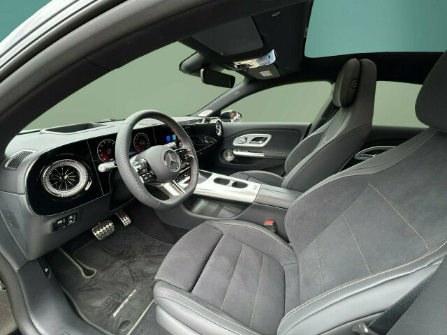 Interne Fahrzeugnr.:: 0923852Ausstattungslinien und -Pakete:  AMG Line,   KEYLESS-GO Komfort-Paket mit Digitalem Extra,   Memory-Paket,   Night-Paket,   Premium-Plus-Paket mit Digitalen Extras,   Spiegel-Paket,   USB-Paket Plus,   Winter-PaketExterieur:  45,7 cm (18") AMG Leichtmetallräder im 5-Speichen-Design,   Anhängevorrichtung mit ESP® Anhängerstabilisierung,   Beheizte Scheibenwischerblätter,   Buendler Mode 3-Kabel,   Flächenbündige Türgriffe,   KURZSTRECKENRADAR - FRONT,   Ladekabel bis 11 kW für Wallbox und öffentliche Ladestation, 5m, glatt,   Ladevorrichtung On-Board-Lader (bis 11 kW),   Leuchtenband hinten,   Mercedes Stern teilbeleuchtet,   Multibeam LED,   Panel mit beleuchtetem Mercedes-Benz Pattern,   Umfeldbeleuchtung mit animierter Projektion des Mercedes-Benz Pattern, 2-fach,   Vorderer Kofferraum mechanisch,   Wärmedämmend dunkel getöntes GlasInterieur:  4-Wege-Lordosenstütze,   12-V-Steckdose für Beifahrer,   Ambientebeleuchtung,   AMG Fußmatten,   Armlehne im Fond,   Bedienungsanleitung und Serviceinformation - deutsch,   Einstiegsleisten beleuchtet mit Wechselcover,   Fahrzeugsteckdose xEV-Ladedose Combo 2 / Typ 2,   Innenhimmel Stoff schwarz,   Klimatisierungsautomatik Thermotronic,   Sitzheizung für Fahrer und Beifahrer,   Sportsitze,   Wendematte Kofferraum in Schwarz,   Wärmepumpe,   Zierelemente Aluminium mit Carbonschliff hellMultimedia:  Burmester® 3D-Surround-Soundsystem,   Digitales Extra: Android Auto,   Digitales Extra: Apple CarPlay,   Digitales Extra: Geschwindigkeitslimit-Funktion,   Digitales Extra: MB.CHARGE Public,   Digitales Extra: MB.DRIVE ASSIST,   Digitales Extra: MB.DRIVE PARKING ASSIST 360,   Digitales Extra: MBUX Augmented Reality für Navigation,   Digitales Extra: MBUX Live Traffic Information,   Digitales Extra: MBUX Navigation,   Digitales Extra: MBUX Smartphone Integration,   Digitales Extra: Streckenbasierte Geschwindigkeits-Anpassung,   Digitales Radio,   Fahrerdisplay,   Gesichtserkennung,   Head-Up Display,   Kabelloses Ladesystem für mobile Endgeräte vorn,   Kommunikationsmodul (5G) für die Nutzung von Digitalen Extras,   MBUX Multimediasystem,   Mercedes-Benz Notrufsystem,   Soundpersonalisierung,   ZentraldisplayKomfort und Umwelt:  360-Grad-Kamera,   Abstands-Assistent DISTRONIC,   Adaptiver Fernlicht-Assistent Plus,   Ausweichlenk-Funktion,   Digitales Extra: Digitaler Fahrzeugschlüssel für Smartphone,   Digitales Extra: Massagefunktion vorn,   Digitales Extra: Park-Assistent,   Digitales Extra: Parktronic,   Digitales Extra: Verkehrszeichen-Assistent,   Geschwindigkeitsbegrenzer,   Geschwindigkeitslimit-Assistent,   Hands-Free Access,   Keyless-Go,   Kofferraumdeckel-Komfortschließung,   Komfortfahrwerk,   Lenk-Assistent,   Lenkradheizung,   Manövrier-Assistent,   Multifunktions-Sportlenkrad in Leder Nappa,   Panoramadach,   Passive Personenanwesenheitserinnerung,   Rückfahrkamera,   Selfie- und Videokamera,   Spurhalte-Funktion,   Spurwechselassistent,   Totwinkel-Assistent,   Totwinkel-Assistent PlusSicherheit:  Akustischer Umfeldschutz,   Ausstiegswarnung,   Bremsassistent,   Digitales Extra: Wiederanfahr-Funktion,   Fahrassistenz-System: Nothalt-Assistent,   Kneebag,   Mittenairbag,   PRE-SAFE ® -System,   Reifendruckkontrolle (RDK)Weiteres:  Digitales Extra: MBUX Entertainment 3 Jahre,   Gleichstrom-Ladesystem (DC-Laden mit 800 V),   Modelljahrcode.