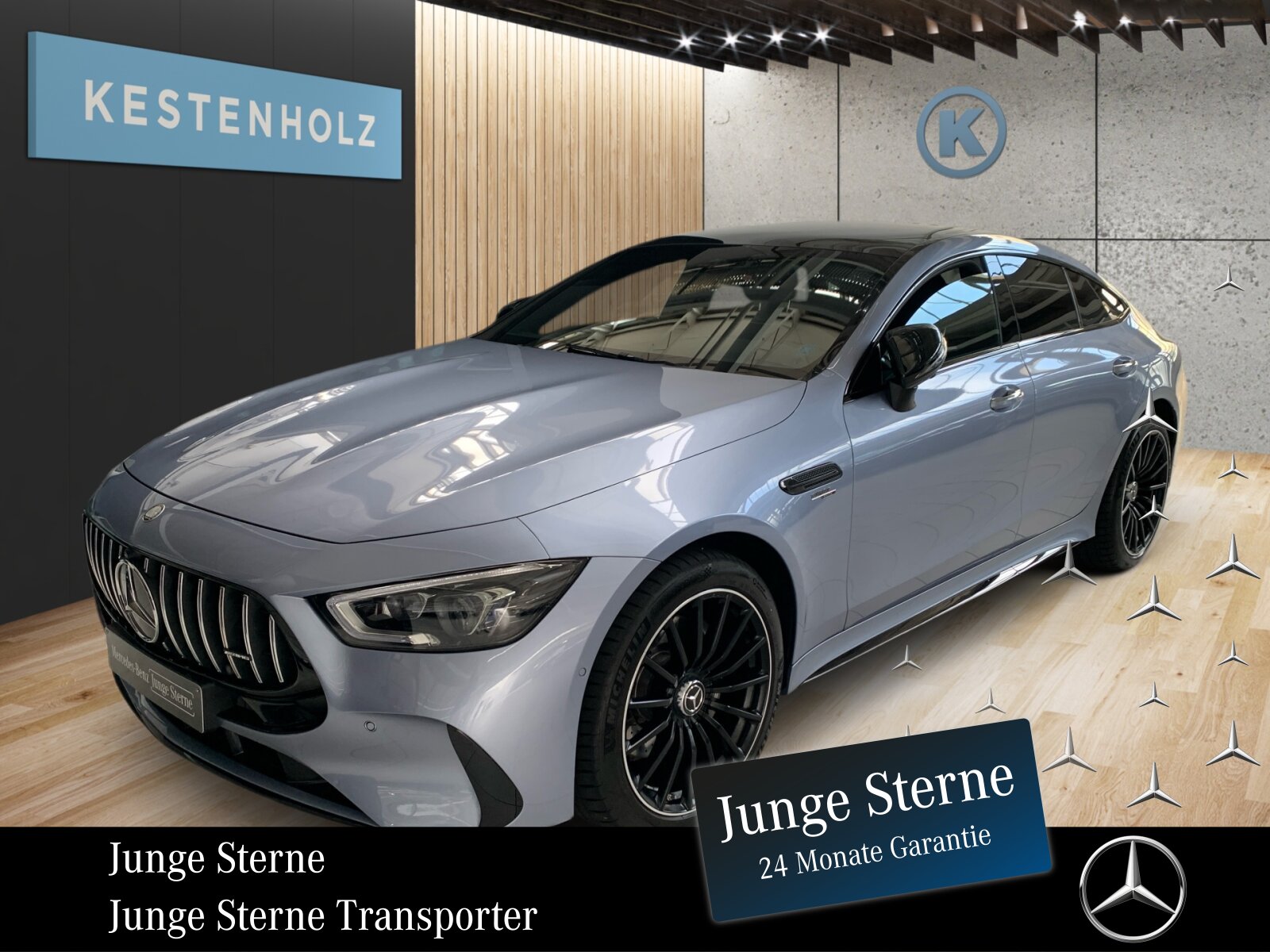 Ausstattungslinien und -Pakete:  Ablage-Paket,   AMG Night-Paket Exterieur:  Assistenz-Paket,   Memory-Paket:  Park-Paket mit Rückfahrkamera:  Spiegel-Paket:  V8-Styling-Paket ExterieurExterieur:  50,8 cm (20") AMG Leichtmetallräder im Vielspeichen-Design:  AMG-Fahrzeug-Baumuster Entry,   AMG DYNAMIC SELECT,   AMG Lichtinszenierung,   AMG Performance-Abgasanlage schaltbar,   AMG Ride Control Fahrwerk:  Außenspiegel elektrisch anklappbar:  Bremssättel silberfarben lackiert,   Fahrzeug mit Linkslenkung,   Fahrzeugschutzabdeckung,   Identifikationsschild mit VIN-Nummer,   Kraftstoffbehälter (80 Liter),   Mild Hybrid Antrieb,   Multibeam LED:  Scheibenwaschanlage beheizt,   Speed- und Loadindex 104Y XL +105Y XL,   Steuer-Code - Funktion GSR-ISA,   Steuercode Demo Car,   Steuercode Demo Car MIG,   Steuercode Umstellung WLTP mit RDE,   Wärmedämmend dunkel getöntes GlasInterieur:  Ambientebeleuchtung:  AMG Lenkradtasten,   AMG Performance Lenkrad in Leder Nappa / Mikrofaser MICROCUT,   Bedienungsanleitung und Serviceinformation - deutsch,   Beifahrersitz mit Gewichtserkennung WSS,   Doppelcupholder:  EASY-PACK Quickfold:  Fondsitzbank 3-sitzig,   Innenhimmel Stoff schwarz,   Klimatisierungsautomatik THERMATIC:  Polsterung Ledernachbildung ARTICO / Mikrofaser MICROCUT,   Serviceintervall 25.000 km:  Sitzheizung für Fahrer und Beifahrer,   Sitzheizung im Fond:  Touchpad:  Windowbags:  Zierelemente Klavierlackoptik schwarzMultimedia:  Android Auto:  Apple CarPlay:  Burmester® Surround-Soundsystem:  Digitales Extra: AMG TRACK PACE,   Digitales Extra: Erweiterte Funktionen MBUX,   Digitales Extra: Festplatten-Navigation,   Digitales Extra: MBUX Navigation Premium,   Digitales Extra: Remote Services Plus,   Digitales Extra: Smartphone Integration,   Digitales Extra: Vorrüstung für Live Traffic Information,   Digitales Extra: Vorrüstung für MBUX Entertainment,   Digitales Extra: Vorrüstung für Navigationsdienste,   Digitales Radio:  GPS-Antenne,   Head-Up Display:  Headunit Länderset für ECE (NTG 7),   Kommunikationsmodul (LTE) für die Nutzung von Mercedes me connect Diensten,   MBUX Multimediasystem:  Mercedes-Benz Notrufsystem:  Soundpersonalisierung,   Sprache Kombiinstrument - deutsch,   Techn. Kommunikationsmodulvariante für ECE,   Telefon-Antenne,   Vorrüstung für digitales Radio:  Widescreen Cockpit:Komfort und Umwelt:  360°-Kamera:  Adaptiver Fernlicht-Assistent Plus:  Aktiver Geschwindigkeitslimit-Assistent:  Aktiver Lenk-Assistent:  Aktiver Park-Assistent mit PARKTRONIC:  Aktiver Spurhalte-Assistent:  aktive Verstelldämpfung "Normally open",   AMG SPEEDSHIFT TCT 9G,   Digitales Extra: Verkehrszeichen-Assistent,   Easy-Pack Heckklappe:  Erweitertes automatisches Wiederanfahren im Stau,   Hands-Free Access,   i-Size Kindersitzbefestigung,   Keyless-Go,   Keyless-Go Komfort Paket,   Kraftstofftanksystem für EU6d-Norm:  Ottopartikelfilter:  Panoramadach:  Passive Personenanwesenheitserinnerung,   Softwaresteuerung für Kraftfrei in Stellung D,   Spiegel automatisch abblendend,   Streckenbasierte Geschwindigkeitsanpassung,   Totwinkel-Assistent:Sicherheit:  Aktiver Abstands-Assistent DISTRONIC:  Ausstiegswarnfunktion,   Deaktivierung Schließrückmeldung über Fanfare,   Einbruch- und Diebstahl-Warnanlage (EDW):  Fond-Sicherheitsgurt mit Gurtkraftbegrenzer,   Fondgurt-Statusanzeige im Kombiinstrument,   GUARD 360° Fahrzeugschutz Plus mit Digitalen Extras,   Innenraumabsicherung,   Innenraumabsicherung über Fahrzeughupe,   Kneebag:  Lenkradbedienung für Aktiven Abstands-Assistent DISTRONIC,   PRE-SAFE ® -System:  Rating Länderset EURO-NCAP,   Reifendruckkontrolle (RDK):  Sidebags für Fahrer und Beif. (komb.Thorax-/Pelvisbag),   Vorrüstung für GUARD 360° ServicesWeiteres:  CONTROL CODE WLTP 3RD ACT,   INDIVIDUALISIERUNG,   Kältemittel 1234yf,   LAND-SAMMLER FUER RED-ZERTIFIZIERUNG F. HU ECE,   Modelljahrcode,   Produktionsstandort Fahrzeug Valmet,   STEUERCODE - HERMES 2.1B - LANDSAMMLER,   STEUERCODE SPURKORREKTUR UEB. LENKEINGRIFF,   Steuercode Vertrieb  f. Code 475,   UMSTELLUNG AUF UN ECE R100 AENDERUNGSSTAND 3,   WIPPS-Laender WEU+COC.