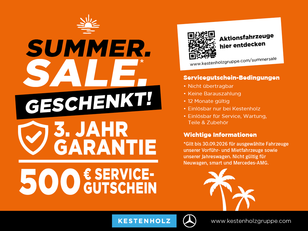 Getriebe: AutomatikgetriebeDetailangaben f&uuml;r XEV Fahrzeug: Batterietechnologie: Lithium-Ionen,  Nutzbare Batteriekapazit&auml;t: 85,0kWh,  Ladezeit (in Minuten): 540 (10% bis 100%),  Schnellladezeit (in Minuten): 22 (10% bis 80%)Ausstattungslinie: AMG Line Exterieur: AMG Line Plus,  AMG Line InterieurAusstattungspakete: AMG Sportpaket,  Premiumpaket,  Night-Paket,  SpiegelpaketAssistenzsysteme: Fernlichtassistent: Plus,  PARKTRONIC,  R&uuml;ckfahrkamera,  Adaptive Cruise Control ACC,  Berganfahrhilfe,  Spracheingabesystem,  M&uuml;digkeitserkennung,  Spurwechselassistent,  Spurhalteassistent,  Bremsassistent,  COLLISION PREVENTION ASSIST,  GespannstabilisierungLicht und Sicht: Multibeam LED Scheinwerfer,  Tagfahrlicht,  W&auml;rmeschutzverglasung,  Ambientebeleuchtung,  LichtsensorAudio &amp; Kommunikation: MBUX,  Radio: Steuercode Funktion Radio Standard AM/FM,  Digitaler Radioempfang DAB,  AUX &amp; USB Anschluss,  Handyvorbereitung Bluetooth,  WLAN HotspotKomfort: Klimaautomatik,  Panoramadach,  Memoryfunktion Fahrersitz,  Lordosenst&uuml;tze Fahrer,  Sitzheizung Fahrer/Beifahrer,  Sportsitze,  Armauflage hinten,  Servolenkung,  Lenks&auml;ule verstellbar,  HANDS-FREE ACCESS,  Start-Stopp System,  Zentralverriegelung,  Fensterheber elektrisch,  EASY-PACK Heckklappe,  W&auml;rmepumpeInterieur: Sitze Kunstleder Ledernachbildung ARTICO Nappaoptik / Mikrofaser MICROCUT schwarz,  Innenfarbe schwarz,  Multifunktions-Sport-/Lederlenkrad,  Bordcomputer,  Dekoreinlagen: H43 Zierelemente Aluminium mit Carbonschliff hell,  Lenkrad-SchaltwippenExterieur: Anh&auml;ngerkupplung schwenkbar,  Touchscreen Bedienung,  AMG Leichtmetallfelgen 20 Zoll: im 5-Doppelspeichen-Design,  Au&szlig;enspiegel elekt.,  Reifenpannenset,  NotrufsystemAirbags: MittelairbagSicherheit: i-Size Kindersitzbefestigung,  Fu&szlig;g&auml;ngerschutzsystem,  Fahrer- /Beifahrerairbag,  Seitenairbag vorn und hinten,  Knieairbag Fahrer,  Traktionskontrolle,  Elektr. Stabilit&auml;tsprogramm ESP,  Reifendruckverlust-Warnung,  Wegfahrsperre,  Au&szlig;entemperatur Anzeige,  Antiblockiersystem ABS,  Bremsverschlei&szlig;anzeige,  Notbremsassistent,  Akustischer Umfeldschutz,  Totwinkel-AssistentWeitere Ausstattung: 18W PREPARATION - AUTOMATED PARKING ASSIST (APA),  637 Flexibles Ladesystem Pro,  1B3 Techn. Kommunikationsmodulvariante f&uuml;r ECE,  99B aktive Verstelld&auml;mpfung Normally open,  63B Fahrzeugsteckdose,  K56 Geschwindigkeitslimit-Warnung,  K59 Ausweichlenk-Funktion,  2U1 AIRPANEL,  K58 Nothalt-Funktion,  2U8 K&auml;ltemittel 1234yf,  11W PREPARATION - EXTENDED TRAFFIC SIGN ASSIST (ETSA),  807 Modelljahrcode,  K61 Man&ouml;vrier-Assistent,  U1B Digitales Extra: Vorr&uuml;stung f&uuml;r MB.CHARGE Home Pro,  L Linkslenkung,  SW0 BATTERY SOFTWARE OUTPUT LEVEL BASIC,  U20 12-V-Steckdose f&uuml;r Beifahrer,  896 Digitales Extra: Vorr&uuml;stung f&uuml;r Digitalen Fahrzeugschl&uuml;ssel f&uuml;r Smartphone,  897 Kabelloses Ladesystem f&uuml;r mobile Endger&auml;te vorn,  12W PREPARATION - ACTIVE BLIND SPOT MONITORING (ABSM),  U23 Sitzbelegungserkennung f&uuml;r Fondsitze,  4B9 Flexibles Ladesystem Pro,  25W PREPARATION - ACTIVE LANE CHANGE ASSIST (ALCA),  13W PREPARATION - ACTIVE LANE STEERING ASSIST (ALSA),  8K0 Limiter,  Memory-Paket,  430 Terrain Mode,  EMC ELEKTROMOTOR VORNE - EATS-MODUL 1.6,  6P5 Steuercode Vertrieb  f. Code 475,  70V Speed- und Loadindex 100W XL+101W XL,  83B Gleichstrom-Ladesystem (DC-Laden zus&auml;tzlich mit 400 V),  0U1 Headunit L&auml;nderset f&uuml;r ECE (NTG 7),  K12 Steuercode f&uuml;r Serviceintervall,  166 Produktionsstandort Fahrzeug Kecskem&eacute;t,  567 Fondsitze l&auml;ngs verstellbar,  8U4 PTC-Batterie-Zuheizer f&uuml;r Hybrid/EV,  3K0 Mercedes Stern teilbeleuchtet,  3K1 Vorderer Kofferraum mechanisch,  31W PREP. - AUTOMATIC SPEED CONTROL,  84B On-board AC-Lader bis 22 kW,  72B USB-Paket Plus,  693 Gleichstrom-Ladesystem (DC-Laden mit 800 V),  04U Transparente Motorhaube,  28W PREP. - EXTENDED RESTART BY STOP AND GO TRAFFIC,  698 VISION CONTROL,  458 Fahrerdisplay,  20W PREPARATION - SURROUND VIEW SYSTEM (SVS),  219 Selfie- und Videokamera,  BAG EB5XY - BATTERIE,  K34 Digitales Extra: Streckenbasierte Geschwindigkeits-Anpassung,  29W PREPARATION - SPEED ADJUSTMENT TRACK-BASED,  589 Umfeldbeleuchtung mit animierter Projektion des Mercedes-Benz Pattern,  2-fach,  986 Identifikationsschild mit VIN-Nummer,  868 ZentraldisplaySonstige Ma&szlig;e und Gewichte: Nutzlast: 505 kg,  zul&auml;ssiges Gesamtgewicht: 2.780 kg,  Radstand: 2.889 mm24 Monate Garantie ab Erstzulassung. Fahrzeug hat Haltedauer. Liefertermin in Abstimmung mit dem Verk&auml;ufer. Irrt&uuml;mer und &Auml;nderungen vorbehalten