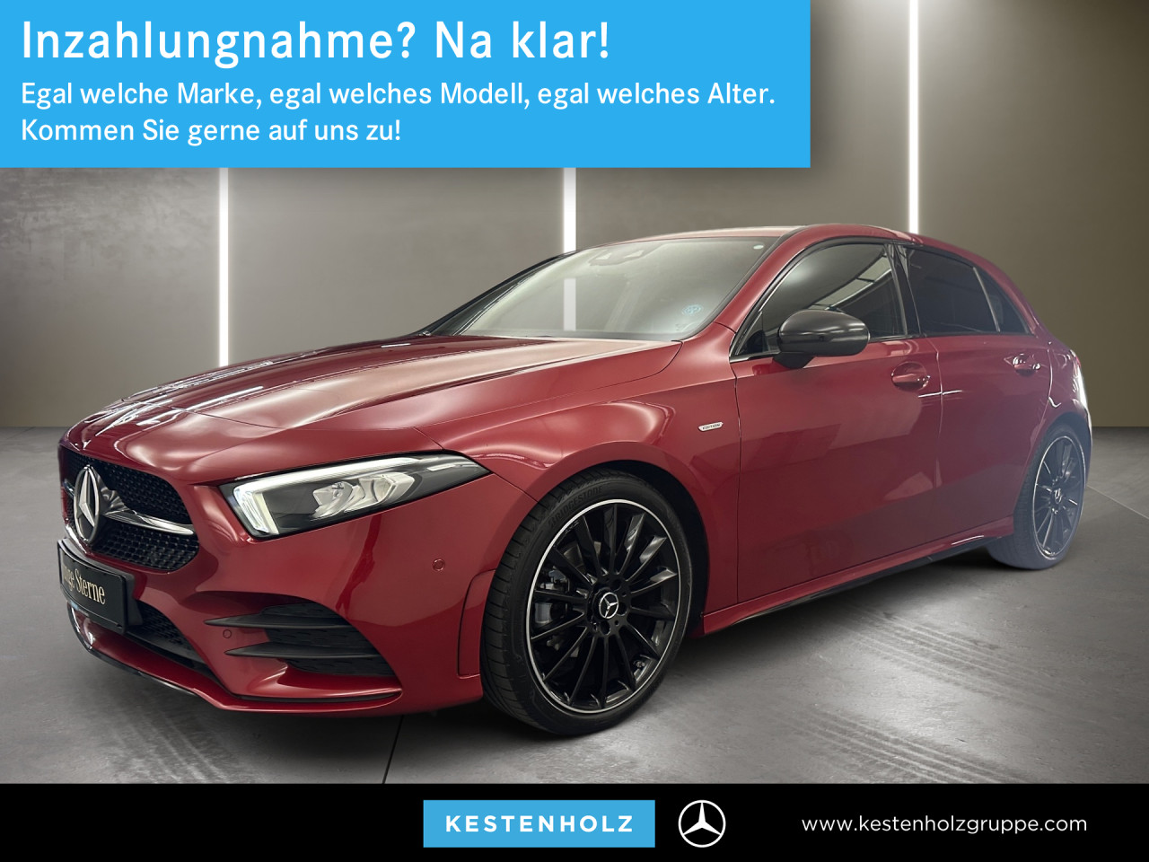 Getriebe: Automatikgetriebe 7G-DCT, 7 G&auml;ngeAusstattungslinie: AMG Line Exterieur,  AMG Line InterieurAusstattungspakete: Ausstattungspaket: Remote Services Plus,  AMG Sportpaket,  Komfort Paket: Sitzkomfort-Paket,  Night-Paket,  Licht- und Sichtpaket,  Businesspaket,  SpiegelpaketAssistenzsysteme: Aktiver Park-Assistent inkl. PARKTRONIC: Parkassistent mit Querfunktion,  Fahrlichtautomatik,  Tempomat,  Berganfahrhilfe,  Spracheingabesystem,  M&uuml;digkeitserkennung,  Spurhalteassistent,  Bremsassistent,  COLLISION PREVENTION ASSIST,  ATTENTION ASSIST,  VerkehrszeichenerkennungLicht und Sicht: LED-Scheinwerfer,  Tagfahrlicht,  Regensensor,  Automatisch abblendende Innen- und Au&szlig;enspiegel,  W&auml;rmeschutzverglasung,  Ambientebeleuchtung mehrfarbig,  LichtsensorAudio &amp; Kommunikation: MBUX,  Navigationssystem: MBUX Augmented Reality,  Radio,  Multi-Funktions-Display,  Digitaler Radioempfang DAB,  zentrale Bedieneinheit: Touchpad,  USB Anschluss, Bluetooth Audiostreaming,  Mercedes connect me: Konnektivit&auml;ts-Paket Navigation,  Handyvorbereitung: Multifunktions-Telefonie,  Android Auto u. Apple CarPlay,  WLAN HotspotKomfort: Digitales Kombiinstrument,  Klimaautomatik,  Fahrersitz h&ouml;henverstellbar,  Lordosenst&uuml;tze Fahrer/Beifahrer,  Sitzheizung Fahrer/Beifahrer,  Sportsitze,  Armauflage Fahrer/Beifahrer,  Direktlenkung,  Lenks&auml;ule verstellbar,  Start-Stopp System,  Zentralver. mit Fernbedienung,  Fensterheber elektrisch,  Kopfst&uuml;tzen vorn und hinten,  DYNAMIC SELECT,  Getr&auml;nkehalter vornInterieur: Sitze Kunstleder Ledernachbildung ARTICO / Mikrofaser MICROCUT schwarz,  Innenfarbe schwarz,  Multifunktions-Sport-/Lederlenkrad,  Bordcomputer,  R&uuml;cksitze klappbar,  Dekoreinlagen: Zierelemente Aluminium mit L&auml;ngsschliff hell Matrixoptik,  Bodenbelag Teppich,  Lenkrad-SchaltwippenExterieur: Touchscreen Bedienung,  AMG Leichtmetallfelgen 19 Zoll: Vielspeichen-Design,  Au&szlig;enspiegel elekt. anklappbar,  Zylinderabschaltung,  Reifenpannenset,  NotrufsystemSicherheit: i-Size Kindersitzbefestigung,  Fu&szlig;g&auml;ngerschutzsystem,  Fahrer- /Beifahrerairbag,  Seitenairbag vorn,  Knieairbag Fahrer,  Traktionskontrolle,  Elektr. Stabilit&auml;tsprogramm ESP,  Reifendruckkontrolle,  Wegfahrsperre,  Au&szlig;entemperatur Anzeige,  Antiblockiersystem ABS,  Bremsverschlei&szlig;anzeige,  NotbremsassistentSonstige Ma&szlig;e und Gewichte: Nutzlast: 515 kg,  zul&auml;ssiges Gesamtgewicht: 1.865 kgIrrt&uuml;mer und &Auml;nderungen vorbehalten